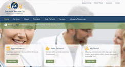 Desktop Screenshot of emeraldphysicians.com